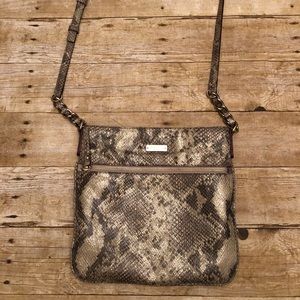 EUC Kate Spade metallic snakeskin crossbody
